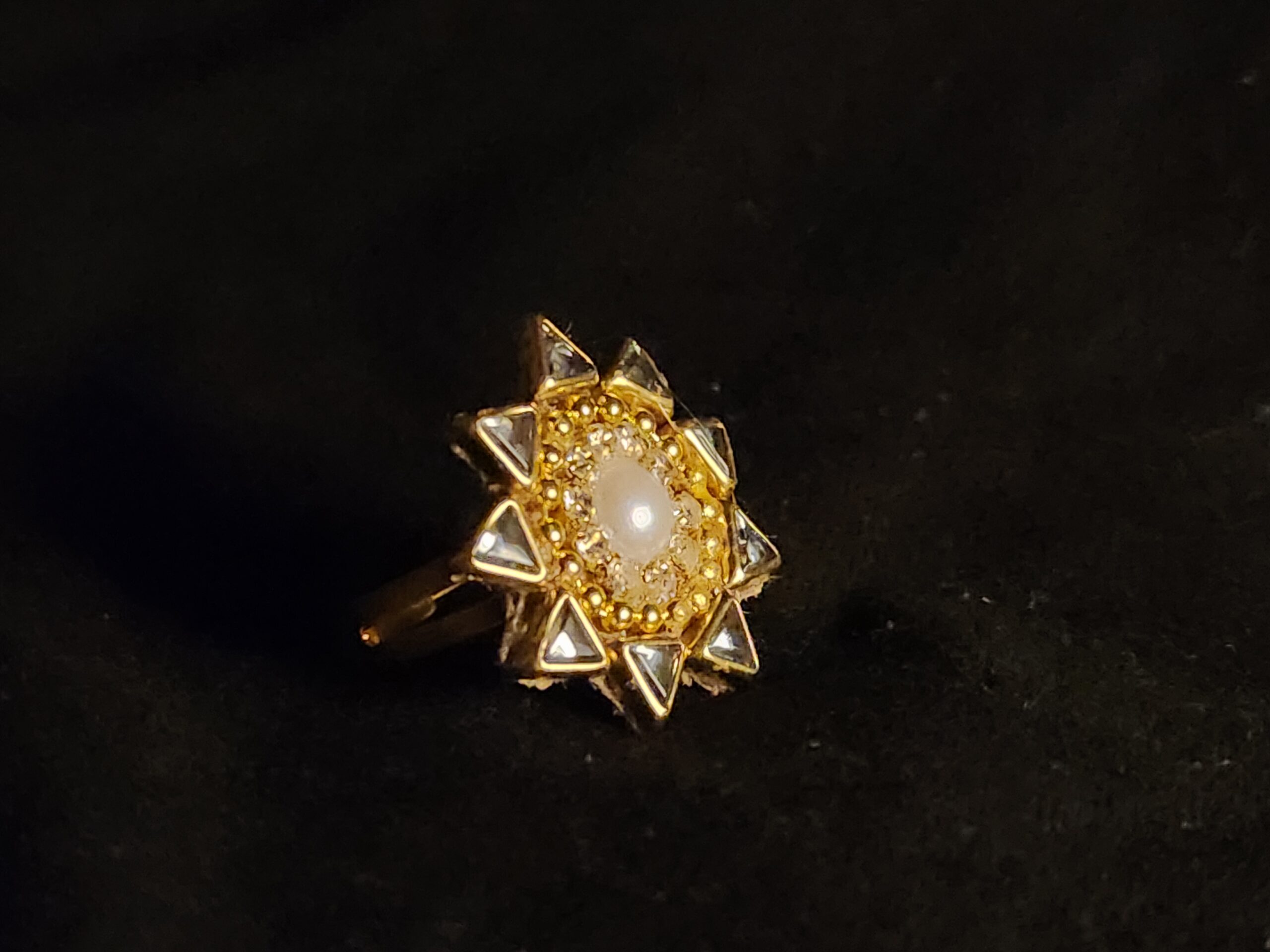 Royal Kundan Glam Ring
