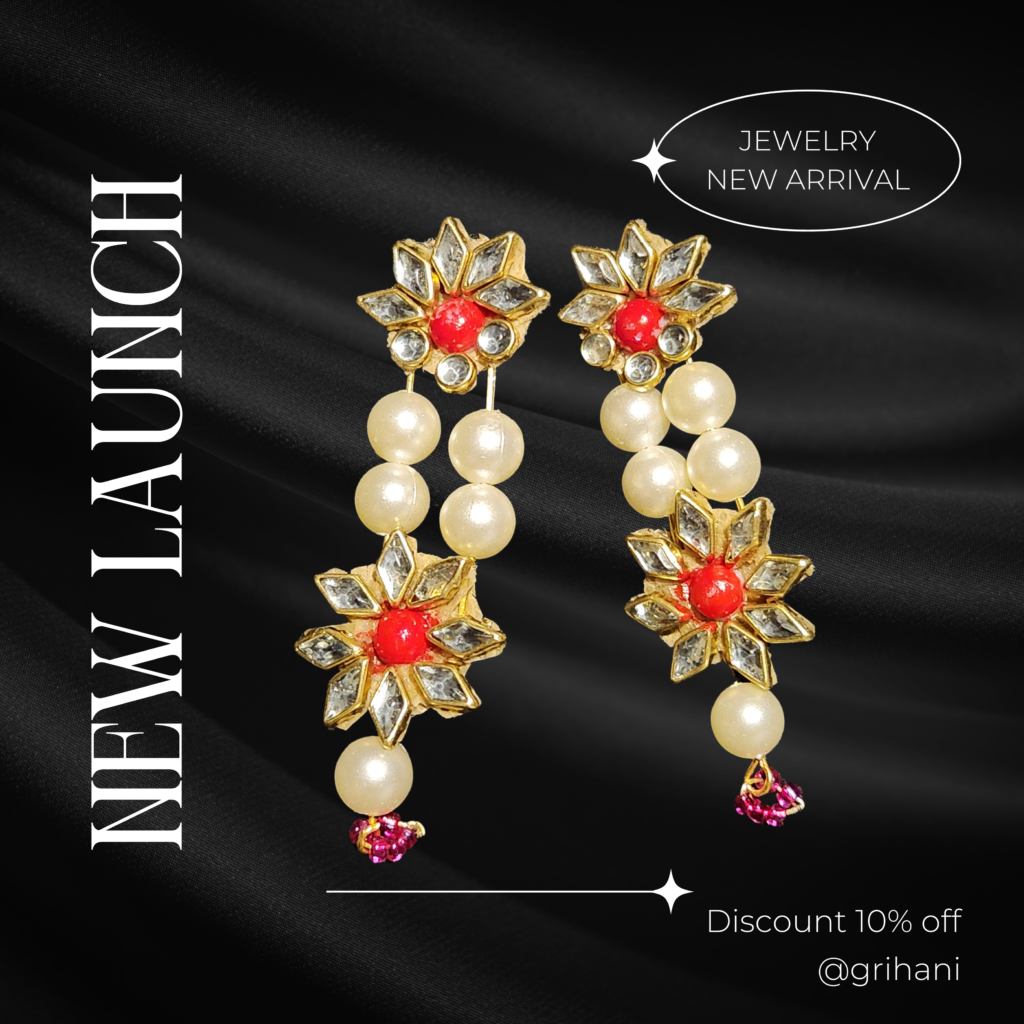 Royal Kundan Pearl Drops Earrings